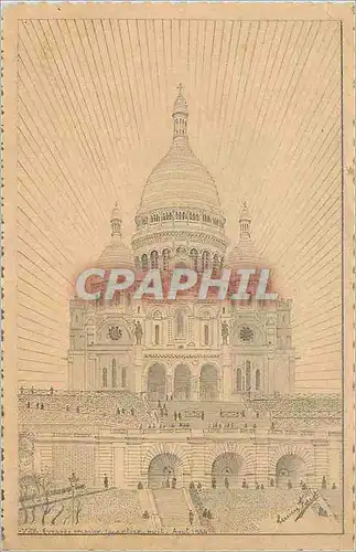 Cartes postales Paris Sacre C�ur Montmartre