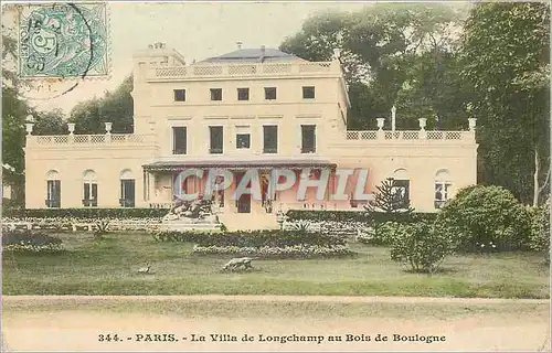 Ansichtskarte AK Paris La Villa de Longchamp au Bois de Boulogne