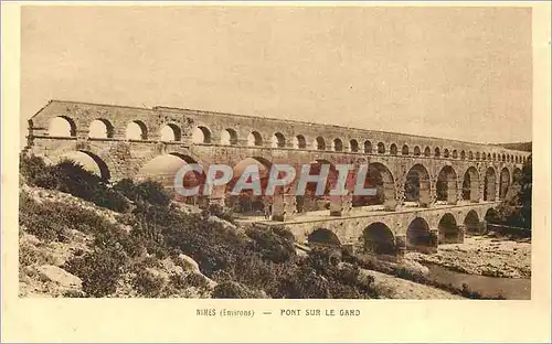 Cartes postales Nimes Environs Pont sur Le Gard