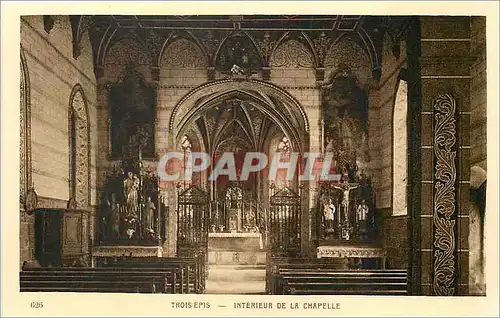 Cartes postales Trois Epis Interieur de la Chapelle
