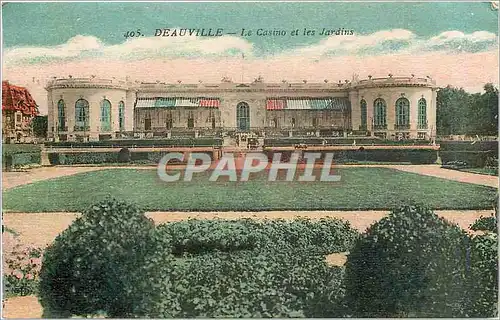 Cartes postales Deauville Le Casino et les Jardins