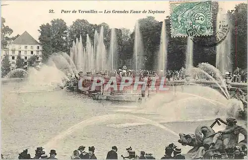 Cartes postales Parc de Versailles Les Grandes Eaux de Neptune