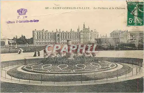 Cartes postales Saint Germain en Laye Le Parterre et le Chateau