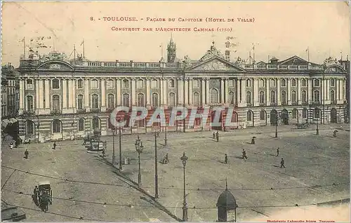 Ansichtskarte AK Toulouse Facade du Capitole Hotel de Ville