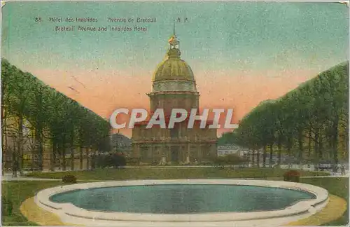 Cartes postales Hotel des Invalides Avenue de Breteuil