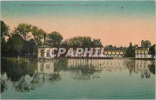 Cartes postales Palais de Fontainebleau L'Etang aux Carpes