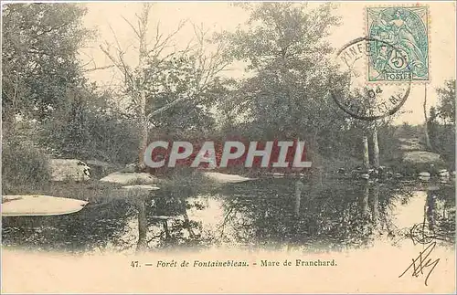 Cartes postales Foret de Fontainebleau Mare de Franchard