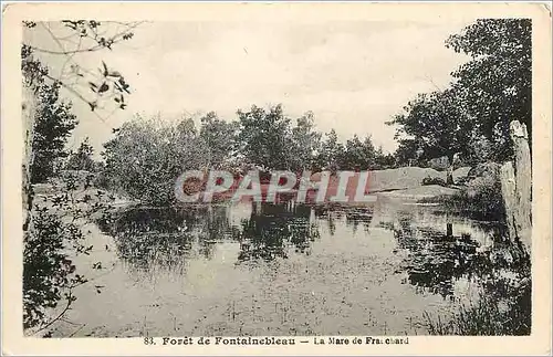 Cartes postales Foret de Fontainebleau La Mare de Franchard