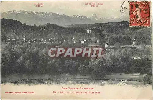 Cartes postales Pau La Chaine des Pyrenees