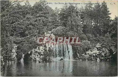 Ansichtskarte AK Le Bois de Boulogne La Cascade