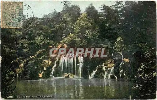 Ansichtskarte AK Paris Bois de Boulogne La Cascade