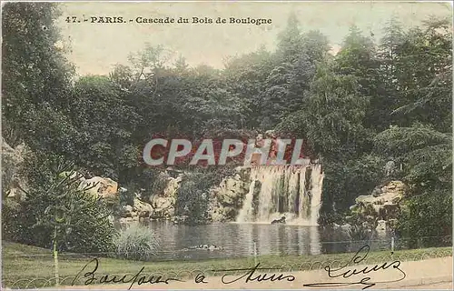 Cartes postales Paris Cascade du Bois de Boulogne