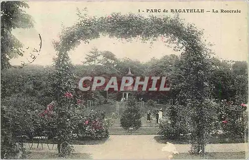 Cartes postales Parc de Bagatelle La Roseraie