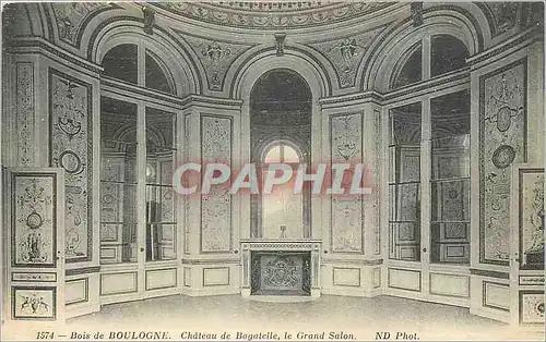 Ansichtskarte AK Bois de Boulogne Chateau de Bagatelle le Grand Salon