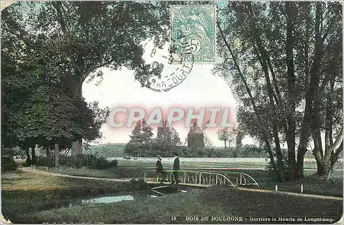 Ansichtskarte AK Bois de Boulogne Derriere le Moulin de Longchamp