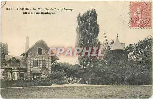 Cartes postales Paris Le Moulin de Longchamp au Bois de Boulogne