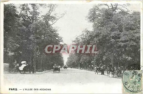 Ansichtskarte AK Paris l'Allee des Accacias