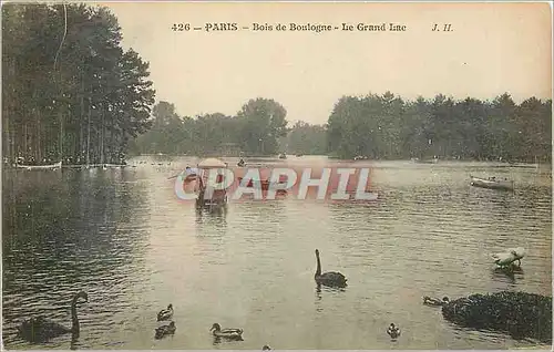 Ansichtskarte AK Paris Bois de Boulogne Le Grand Lac