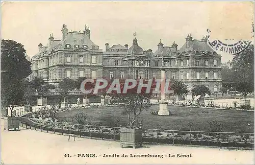 Ansichtskarte AK Paris Jardin du Luxembourg Le Senat