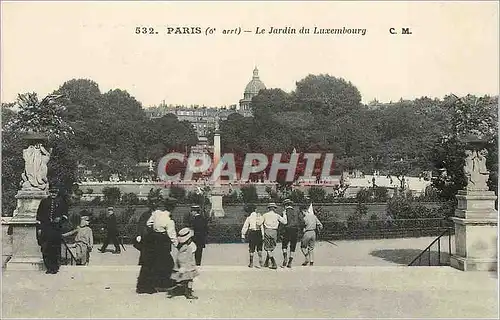 Ansichtskarte AK Paris Le Jardin du Luxembourg Enfants