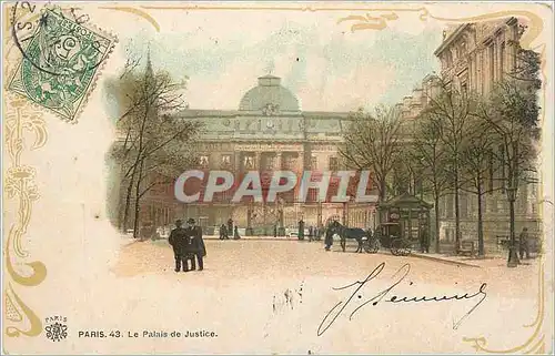 Cartes postales Paris Le Palais de Justice