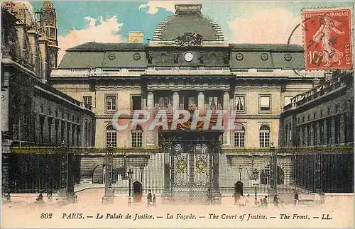 Ansichtskarte AK Paris Le Palais de Justice La Facade