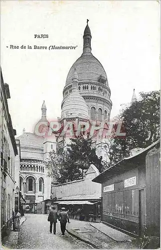 Ansichtskarte AK Paris Rue de la Barre Montmartre