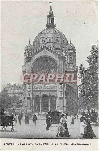 Cartes postales Paris Eglise St Augustin