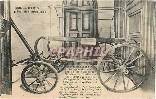 Ansichtskarte AK Paris Hotel des Invalides Char funebre Victoria Napoleon 1er