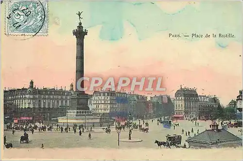 Cartes postales Paris Place de la Bastille