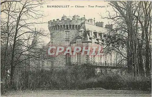 Ansichtskarte AK Rambouillet Chateau Tour Francois Ier