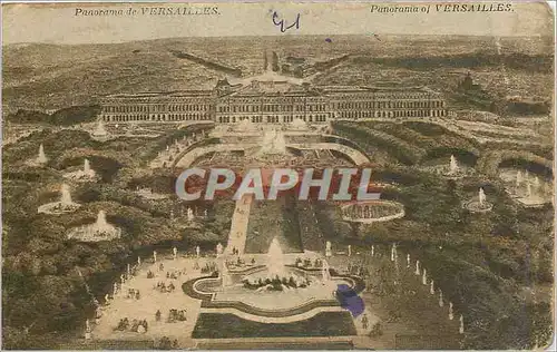 Cartes postales Panorama de Versailles