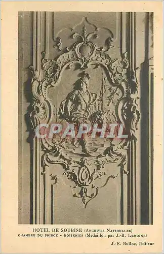 Cartes postales Hotel de Soubise Archives Nationale Chambre du Prince Boiseries