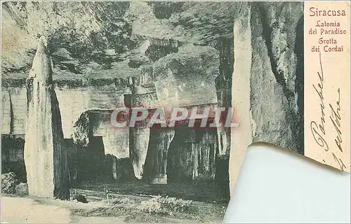 Cartes postales Siracusa Latomia del Paradiso Grotta dei Cordai