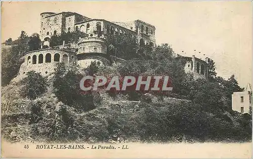 Cartes postales Royat les Bains Le Paradis