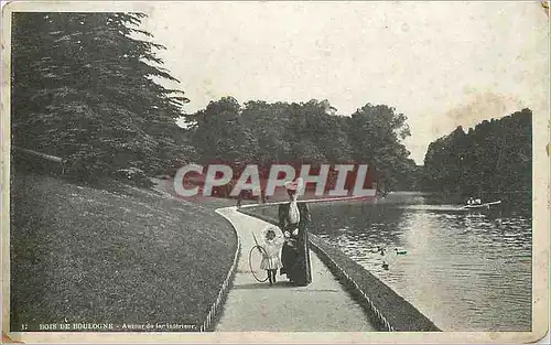 Cartes postales Bois de Boulogne Autour de lac interieur