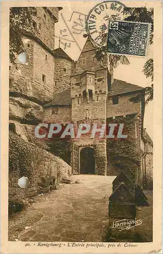 Cartes postales Koenigsbourg L'Entree principale pres de Colmar