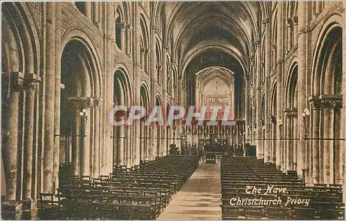 Cartes postales The Nave Christchurch Priory