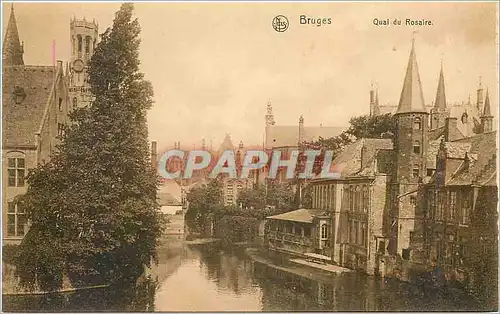 Cartes postales Bruges Quai du Rosaire