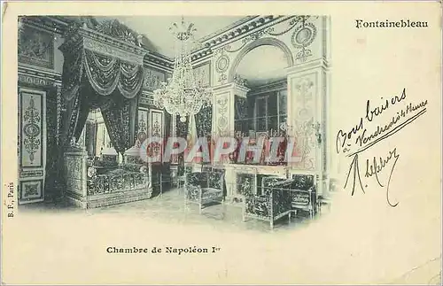 Cartes postales Fontainebleau Chambre de Napoleon 1er