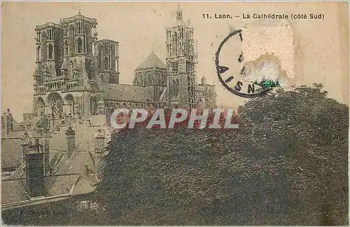 Cartes postales Laon La Cathedrale Cote Sud