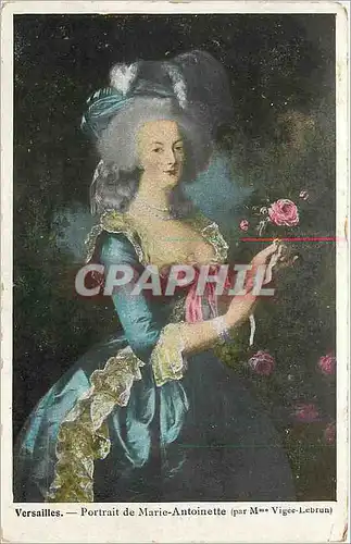 Ansichtskarte AK Versailles Portrait de Marie Antoinette