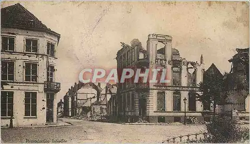 Cartes postales Ruines Militaria