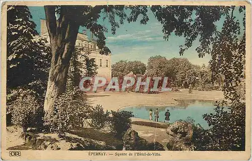 Cartes postales Epernay Square de l'Hotel de Ville