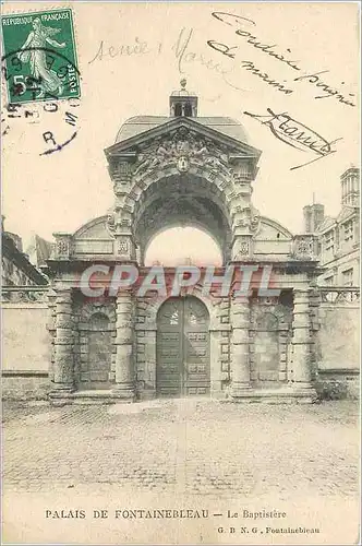 Ansichtskarte AK Palais de Fontainebleau Le Baptistere