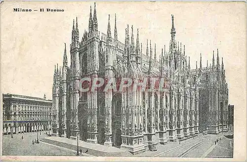 Cartes postales Milano II Duomo