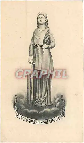 Cartes postales Ste Poy Vierge et Martyre d'Agen
