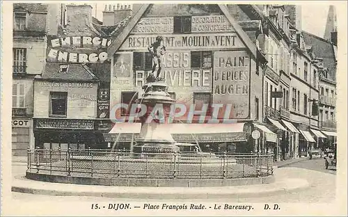 Cartes postales Dijon Place Francois Rude Le Bareusey
