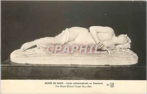 Cartes postales Musee de Dijon Clytie metamorphosee en Tournesol Par Henri Michel Chapu