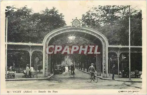 Cartes postales Vichy Allier Entree du Parc